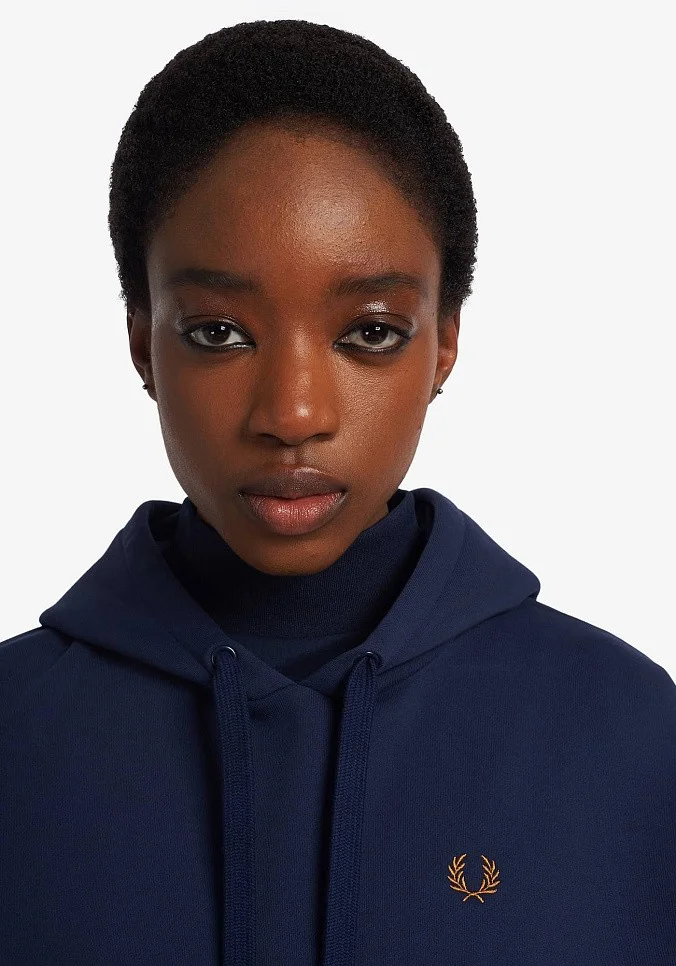 Толстовка женская Fred Perry Panelled Sleeve Hooded Sweat