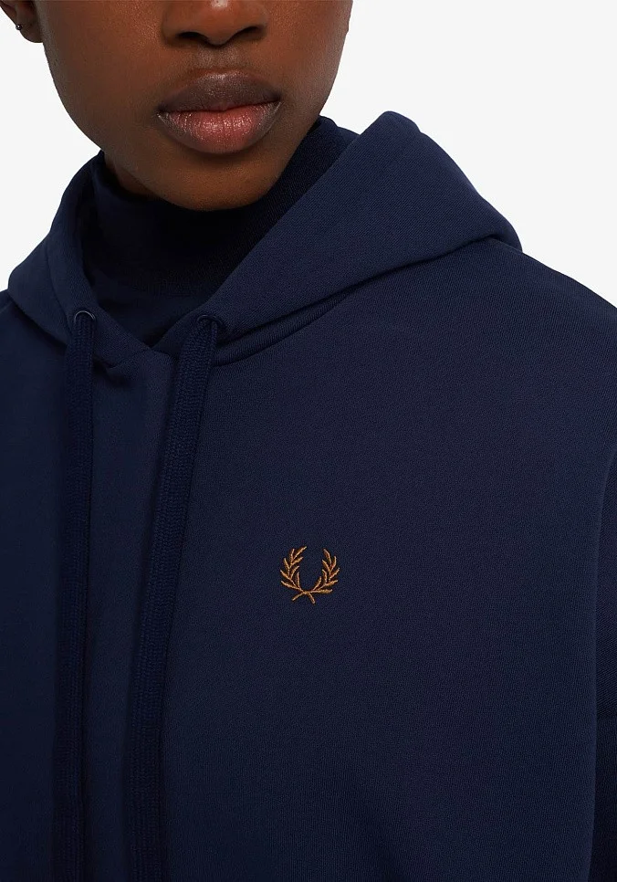 Толстовка женская Fred Perry Panelled Sleeve Hooded Sweat
