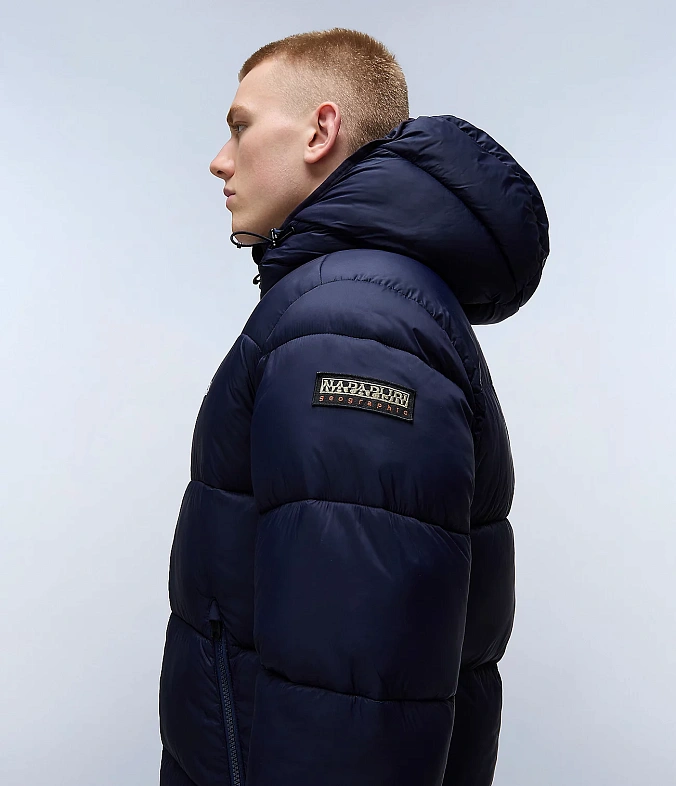 Куртка Napapijri Suomi Hood Puffer Jacket Dark Blue